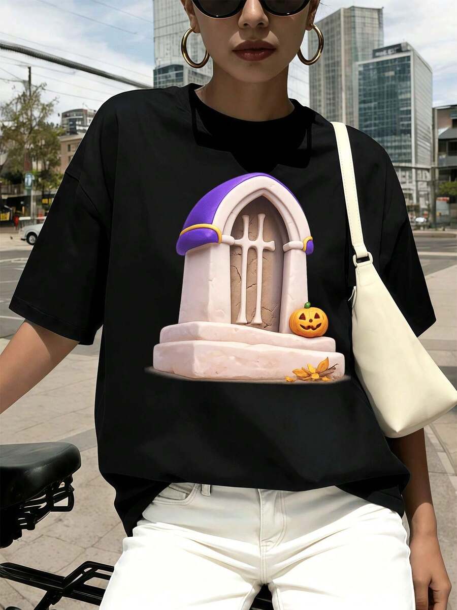Women T-Shirts - Black - View 1