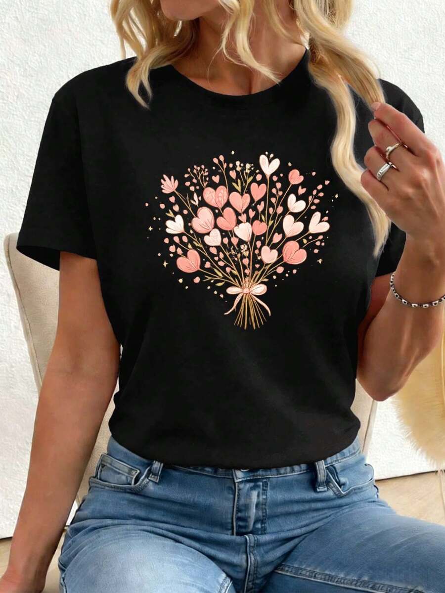 Women T-Shirts - Black - View 1
