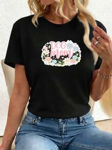 Women T-Shirts - Black - View 1
