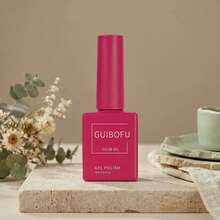 Brand GUIBOFU 1pc No.059 Gel Nail Polish - Rose Red - View 8