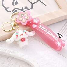 Llavero de dibujos animados, pequeño colgante de goma suave, accesorio para bolso, pequeño regalo - A - Ver 13