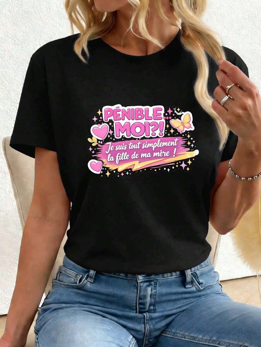 Women T-Shirts - Black - View 1