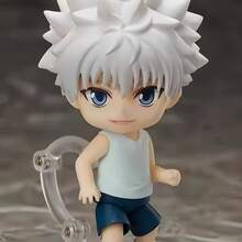 1pc Q-Version Clay Hunter 1184 Killua Zoldyck Movable Face-Changing Action Figure Model - Multicolor - View 6