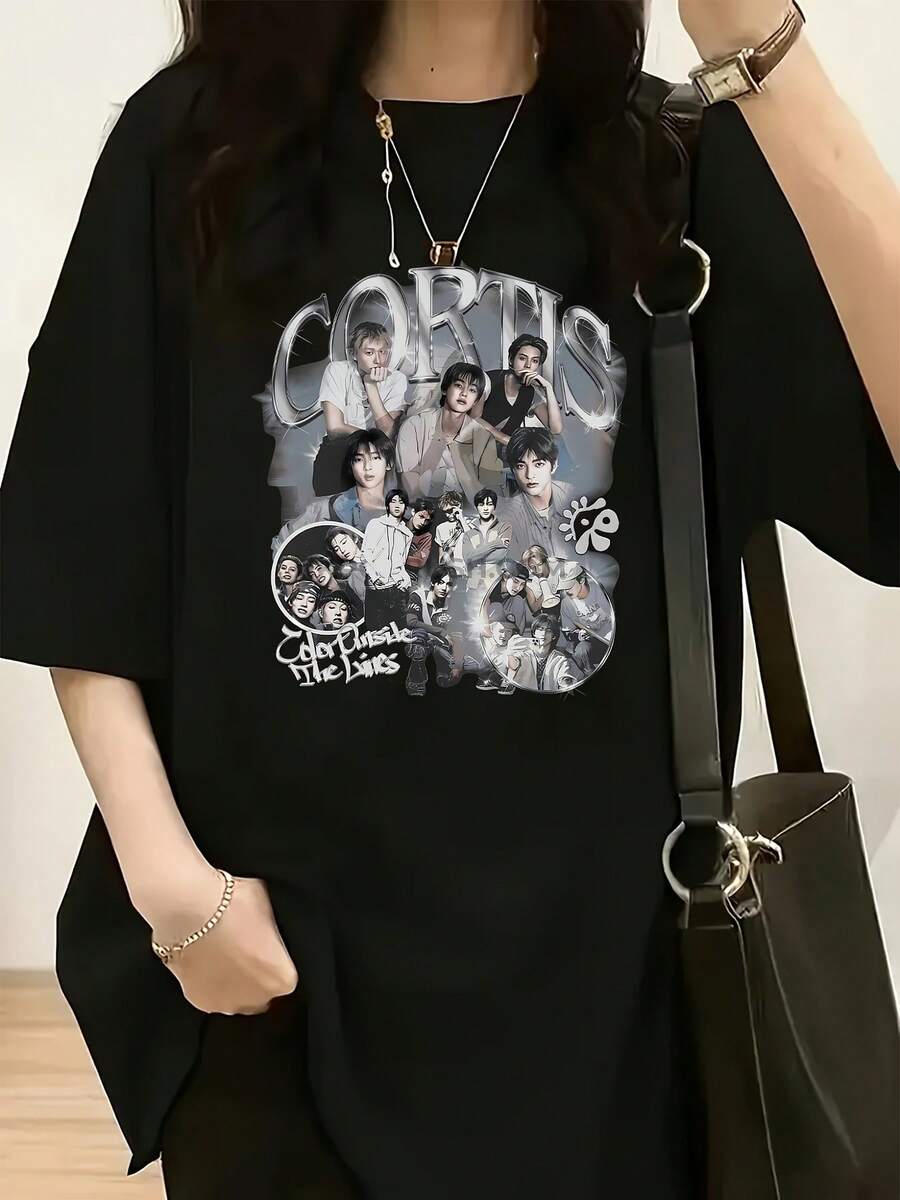 Women T-Shirts - Black - View 1