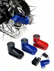 Universal Motorcycle Throttle Lock - Portable 3-Hole Handlebar Lock Suitable For Scooters, E-Bikes, Mopeds, Anti-Theft Clamp With Integrated Brake Lever, Adjustable Black Clamping Device - A - View 8