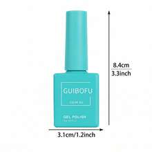 1瓶 GUIBOFU 086 专业指甲油，速干配方，新品上市，适合办公室使用，设计师推荐，派对必备，耐热，畅销产品，国际标准，色彩丰富，不易开裂，新年礼物，做工精细，专业级，速干 - 薄荷藍 - 查看 8
