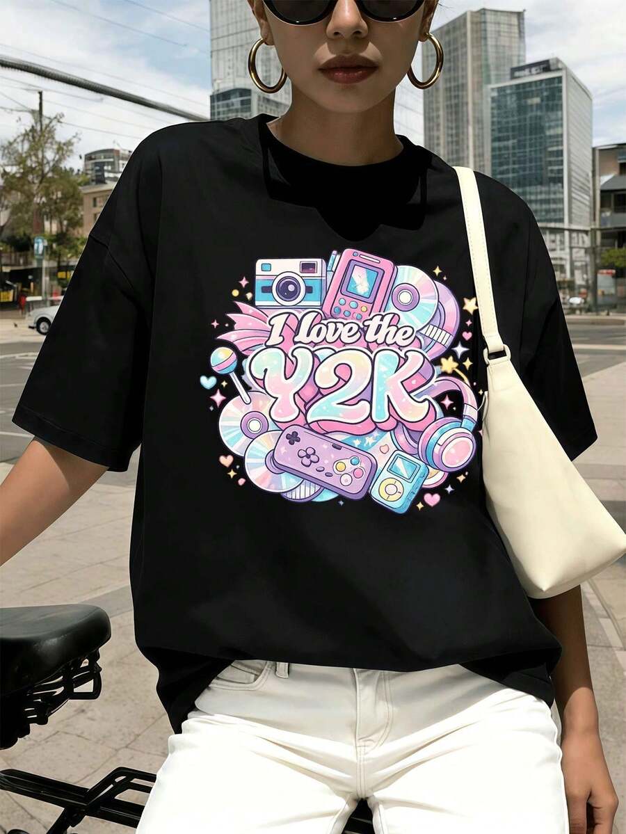 Women T-Shirts - Black - View 1