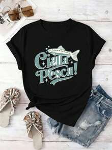 Women T-Shirts - Black - View 2