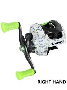BILLINGS Baitcaster Fishing Reel,6.3:1 Gear Ratio Baitcasting Reel,Max Drag 8KG,With Magnetic Brake,Metal Spool,For Saltwater Freshwater - Multicolor - View 8