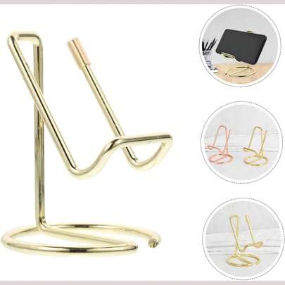 1 hộp đựng danh thiếp dành cho nữ, giá đỡ điện thoại để bàn, trưng bày danh thiếp kiểu dáng thời trang, thích hợp cho văn phòng, nhà, hội nghị, cửa hàng.