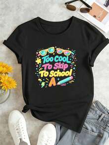 Women T-Shirts - Black - View 2