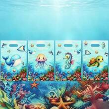 25/50 chiếc, Túi quà tặng chủ đề dưới nước, Túi đựng quà hình động vật biển, Thích hợp cho tiệc sinh nhật trẻ em và các bữa tiệc theo chủ đề dưới nước. - Xem 3