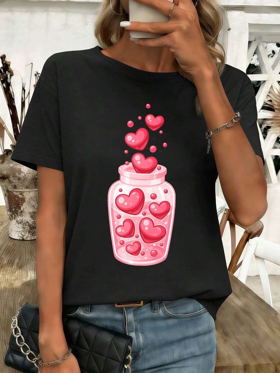 Women T-Shirts - Black - View 1