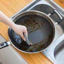 Raspador de silicona con forma de pingüino lindo - Utensilio de cocina suave para hornear, limpieza de sartenes antiadherentes y encimeras con grasa - Gris - Ver 7