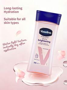1瓶 200ml Vaseline 菸鹼醯胺身體護理油，輕盈易塗抹，滋潤養膚，適用全身肌膚護理 - 凡士林身體護理油200ml 菸鹼醯胺亮白 - 查看 3
