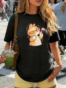 Women T-Shirts - Black - View 1
