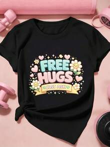 Women T-Shirts - Black - View 2