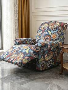 4/6/8 pièces Housses de fauteuil/canapé à motif floral, housses de canapé extensibles anti-poussière et anti-salissures, convenant pour le salon, le bureau, la décoration de la maison - Multicolore - Voir 9