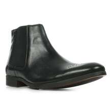 Clarks Men's Gilmore Black Leather Chelsea Boots - Black - View 2