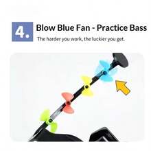 Flute Breath Assist Adjustment Practice Tool, Beginner Mouth Shape Training, Air Flow & Embouchure Control Instrument Accessory - Yellow - View 7