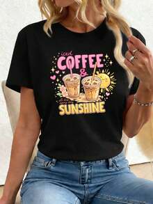 Women T-Shirts - Black - View 1
