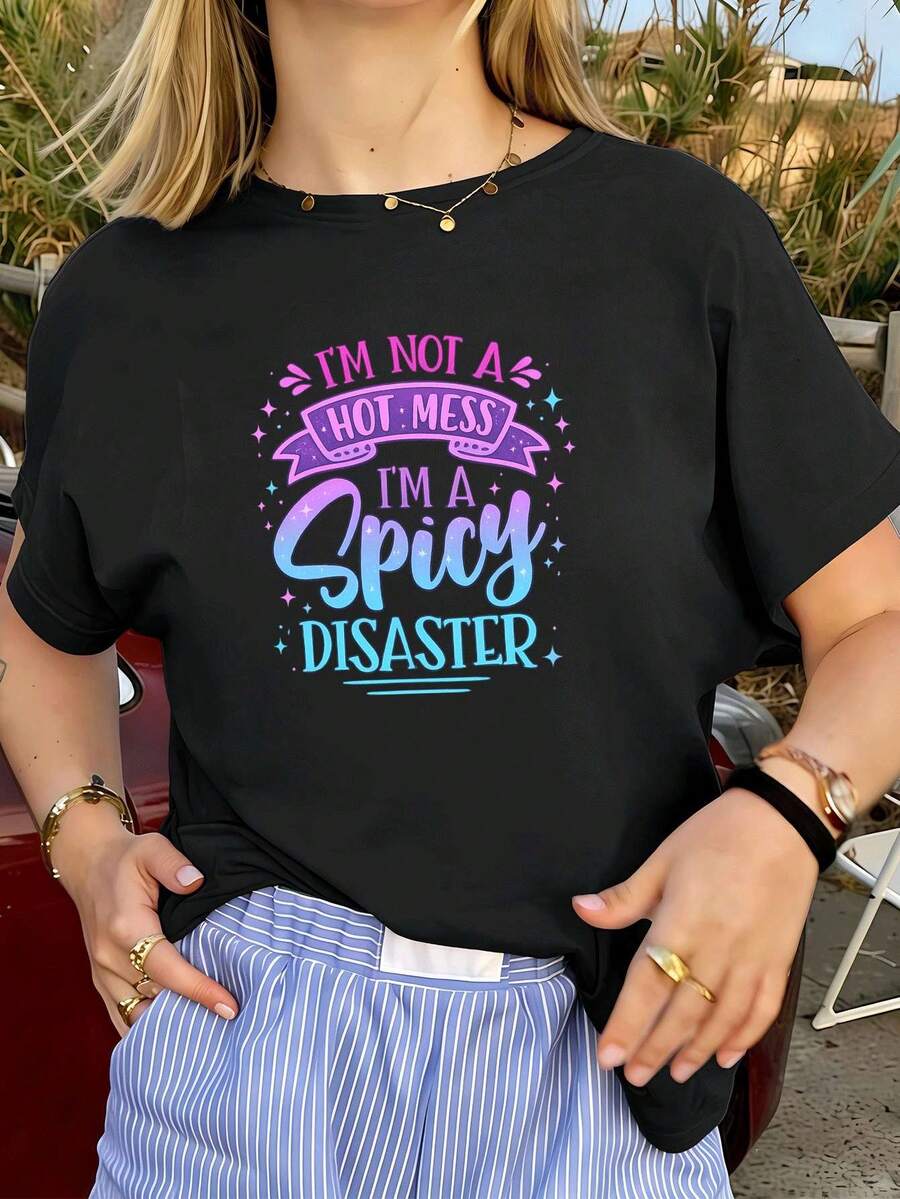 Women T-Shirts - Black - View 1