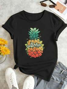 Women T-Shirts - Black - View 2
