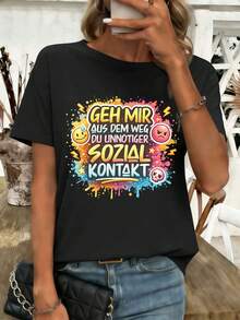Women T-Shirts - Black - View 1