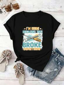 Women T-Shirts - Black - View 2