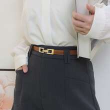 1pc Adjustable Elastic Waist Belt, Suitable For Summer, Autumn, Daily And Outdoor Use - Black - View 14