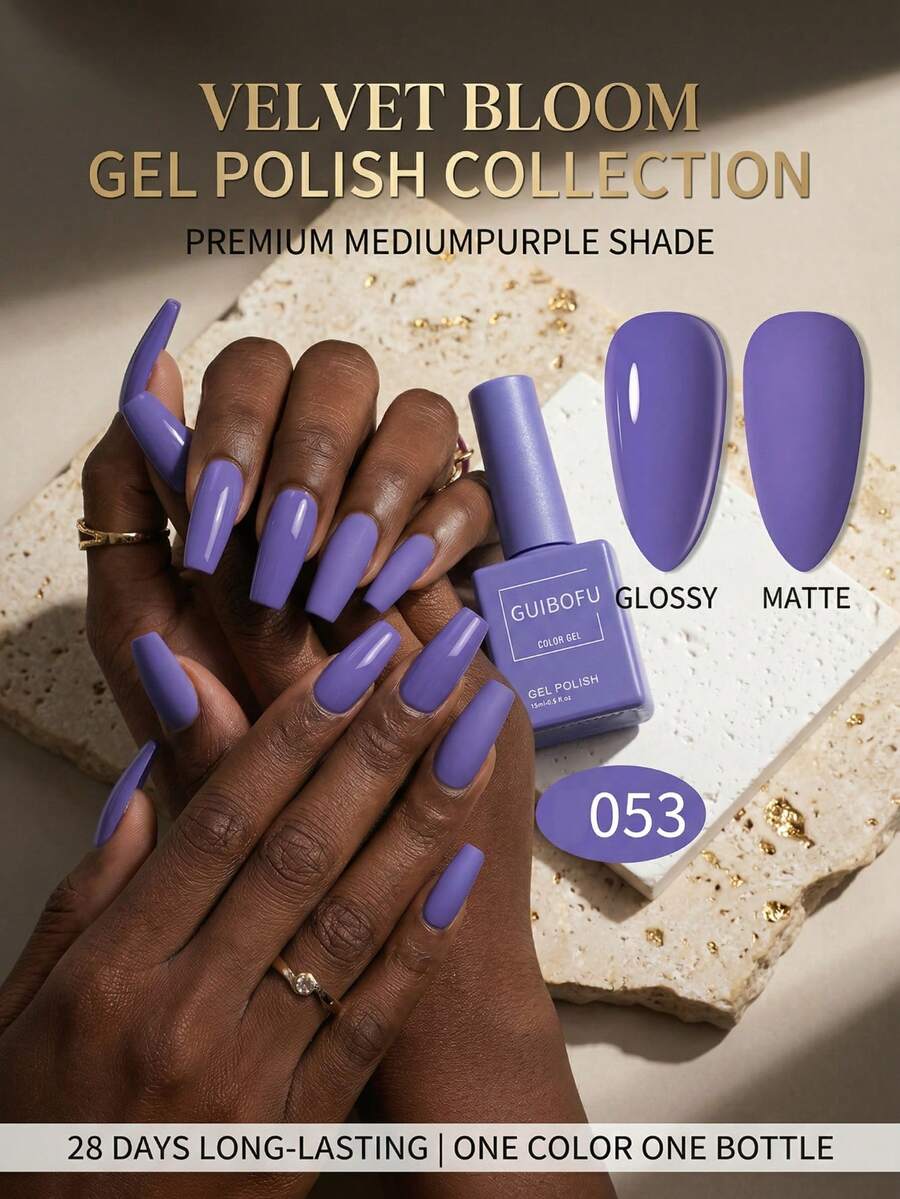 Brand GUIBOFU 1pc No.053 Gel Nail Polish