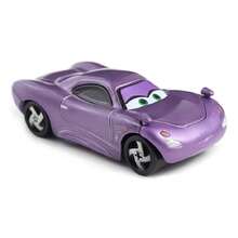 -Coche de juguete de Metal fundido a presión para niños, Cars 3 Hibiscus 1:55, Black Storm Jackson, Cars 2, regalos de navidad - 29 - Ver 6