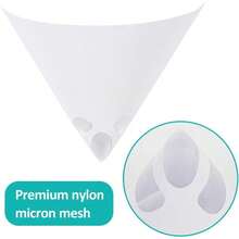 100PCS Paint Strainers Paper Cone Paint Mixing Cup Strainer Fine Mesh Filters Funnel Disposable Spray Gun Sprayer Accessories Automotive Body Repair Paint Tools Equipment - Standard Size + 100 - View 3
