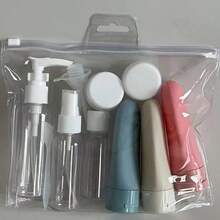 Bộ 14 túi đựng đồ trang điểm, túi xách da PU, túi đựng đồ vệ sinh cá nhân du lịch dung tích lớn chống thấm nước, túi đựng mỹ phẩm trong mờ. - Cái túi - Xem 12