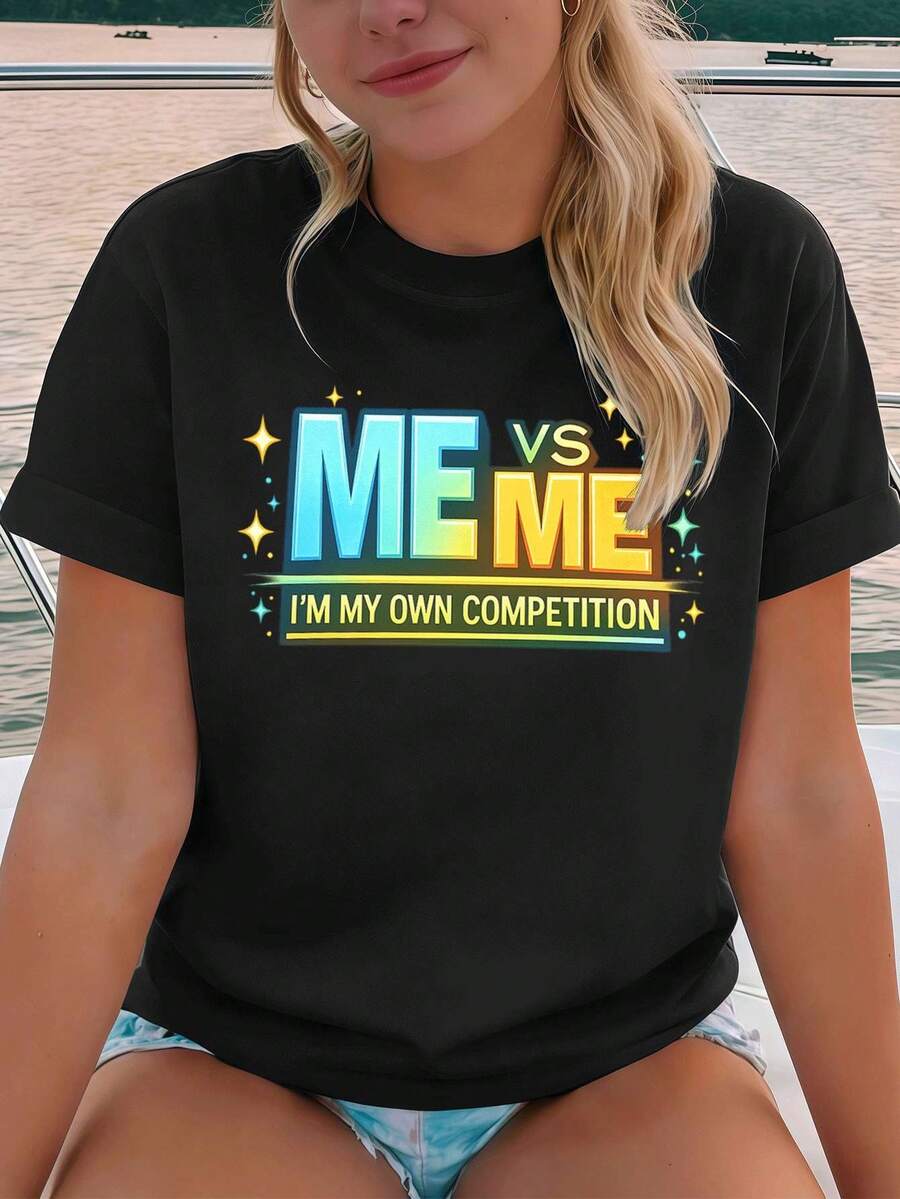 Women T-Shirts - Black - View 1