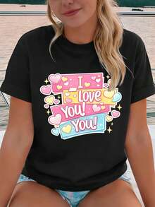 Women T-Shirts - Black - View 1