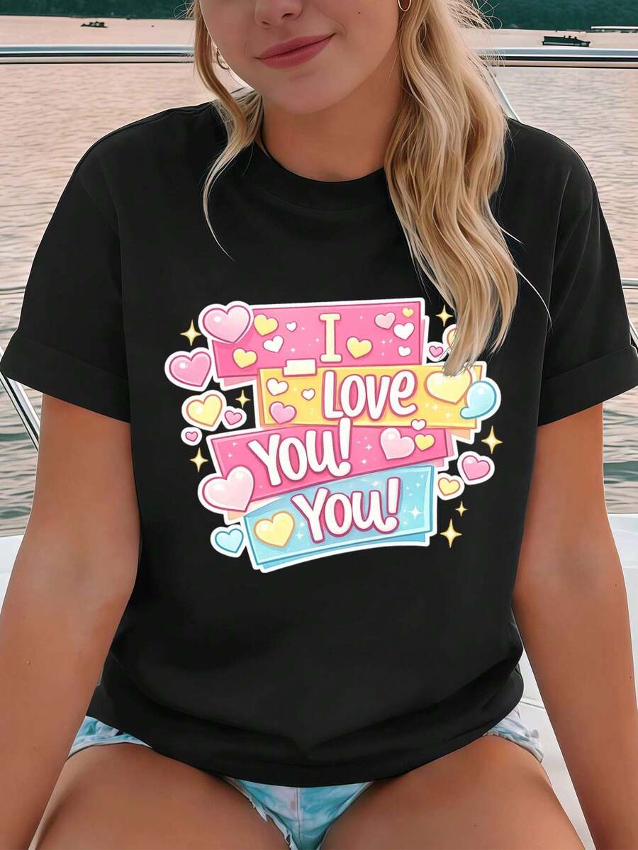 Women T-Shirts - Black - View 1