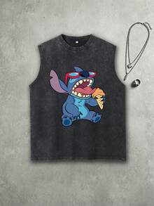 Disney Canotte da uomo - nero - Visualizzare 3