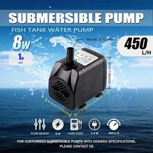 Bomba de acuario sumergible multipotencia 3W-25W | Flujo ajustable para agua salada/agua dulce | Ultra silenciosa | Eje cerámico | Impermeable - 25W - Ver 10