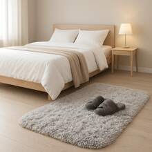 The Perfect Finishing Touch: Modern Rugs For Stylish Bedrooms BEAUTTY HOME - Light Grey - View 1
