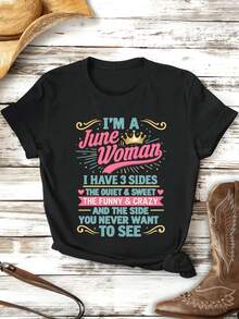 Women T-Shirts - Black - View 2