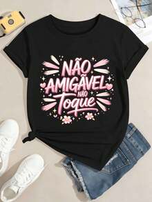 Women T-Shirts - Black - View 2