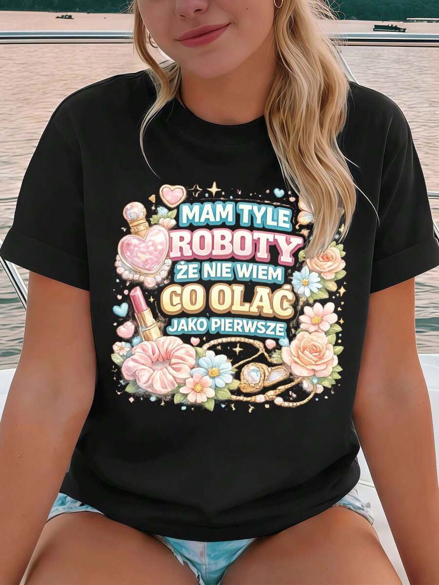 Women T-Shirts - Black - View 1