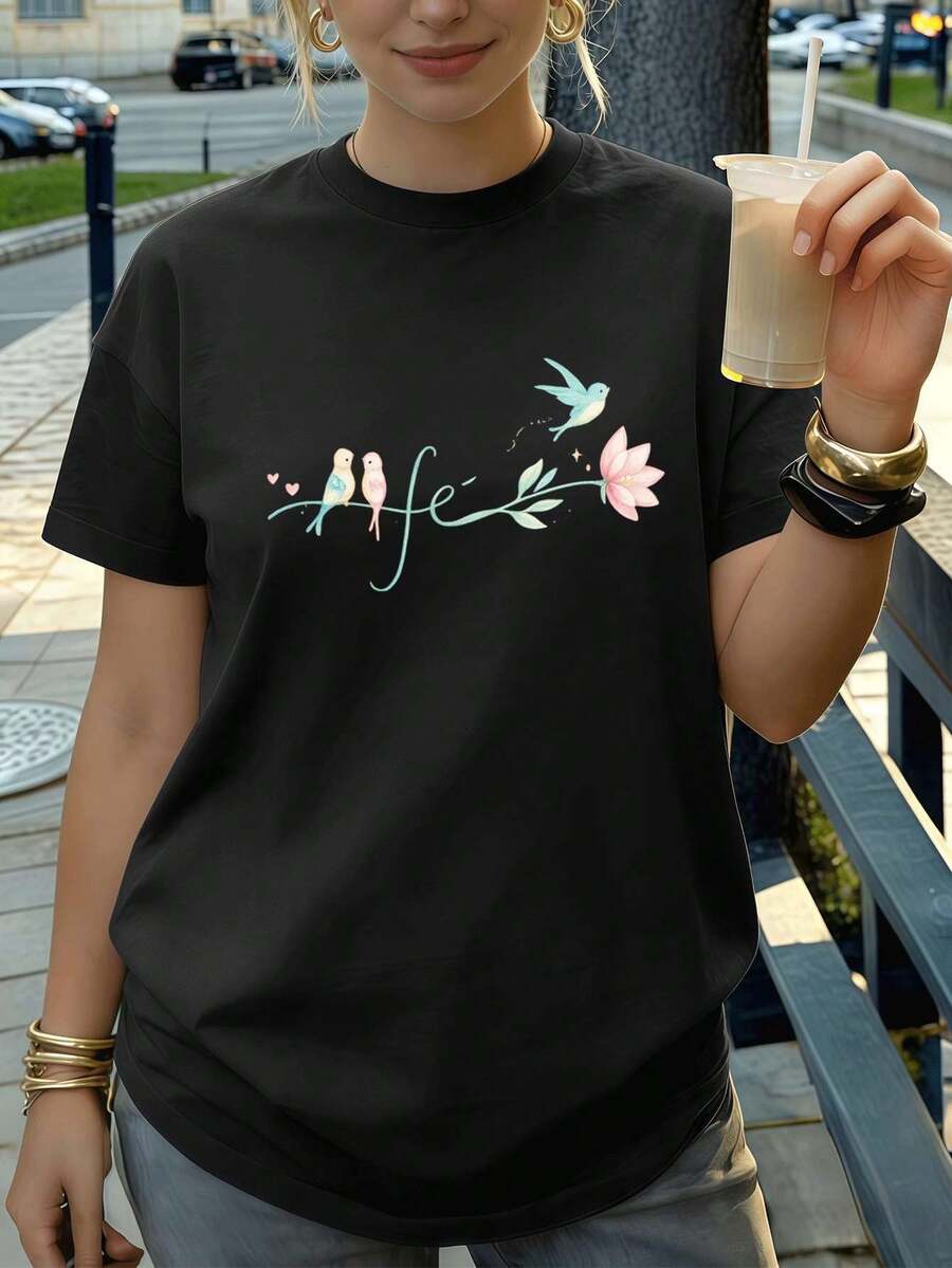 Women T-Shirts - Black - View 1