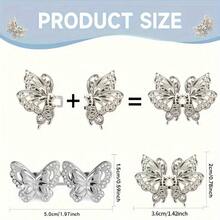 4 chiếc đai siết eo quần jeans, đai điều chỉnh eo liền mạch không cần dụng cụ, đai điều chỉnh eo quần jeans, khóa bướm nhanh chóng - A - Xem 6