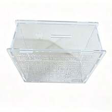 1pc Transparent Acrylic Money Box, DIY Transparent Acrylic Money Box With Euro Symbol, Reusable And Writable, Suitable For Storing Coins And Banknotes - one-size - View 7