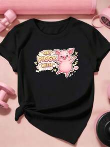 Women T-Shirts - Black - View 2