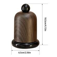 1pc Textured Plastic Toothpick Holder, Spherical Top, Practical High-End Gift For Living Room, Kitchen/Travel, Outdoor, Holiday, Home Storage For Toothpicks & Floss - View 3