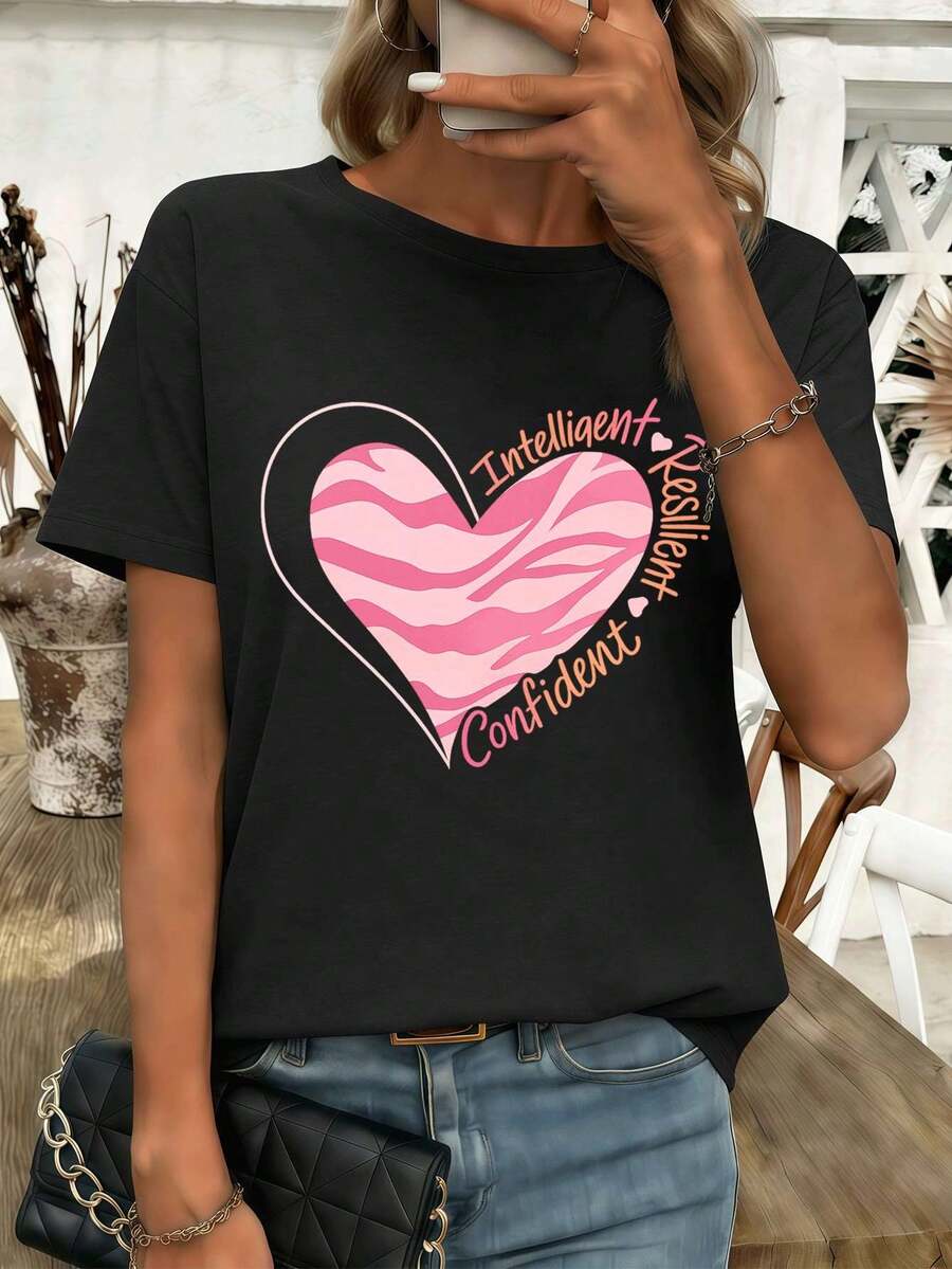 Women T-Shirts - Black - View 1
