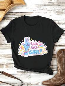 Women T-Shirts - Black - View 2